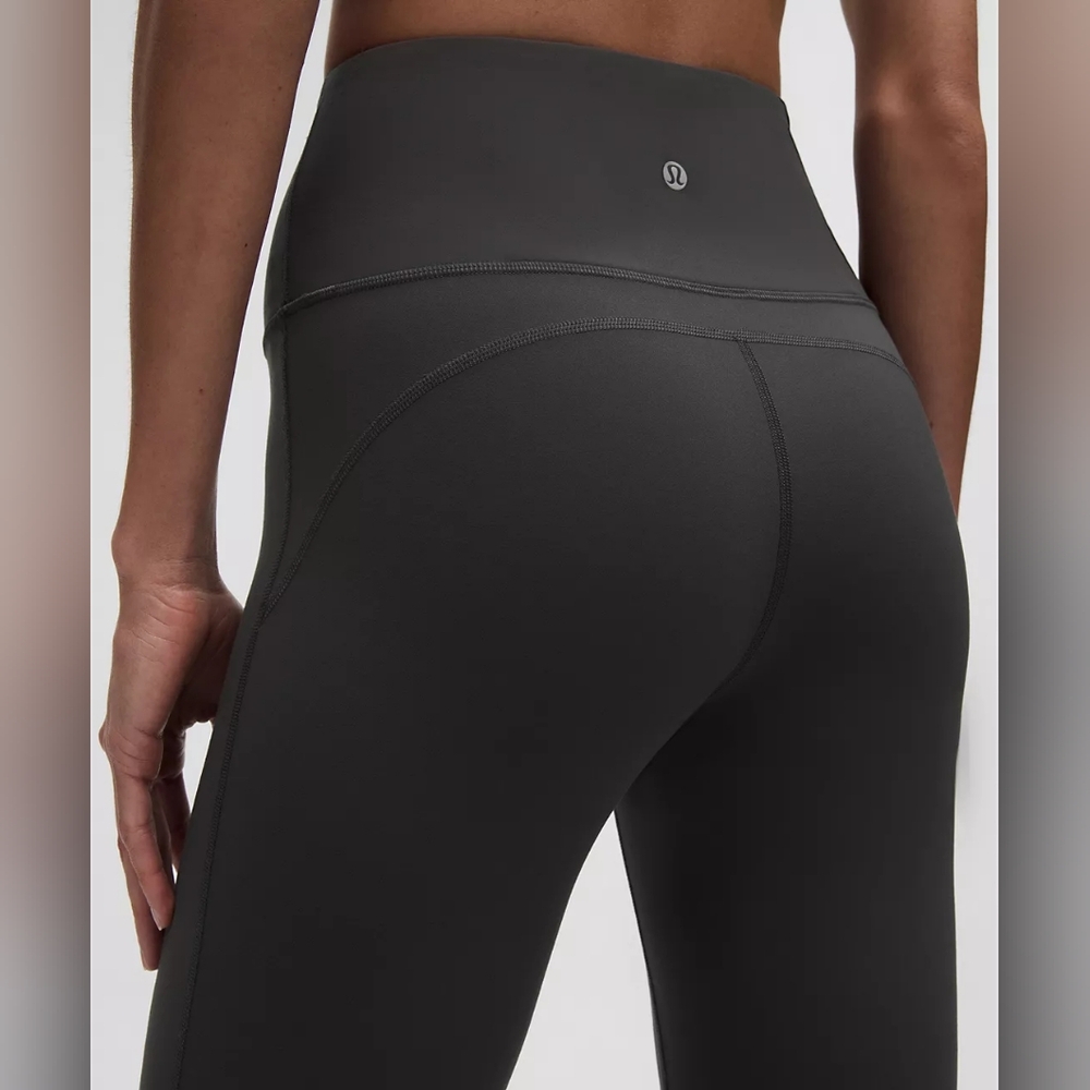 Lululemon Athletica Groove Nulu Super High-Rise Grey Flare Pant Size 6 - Picture 4 of 12